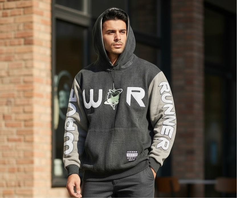 Chenille Patch Hoodies