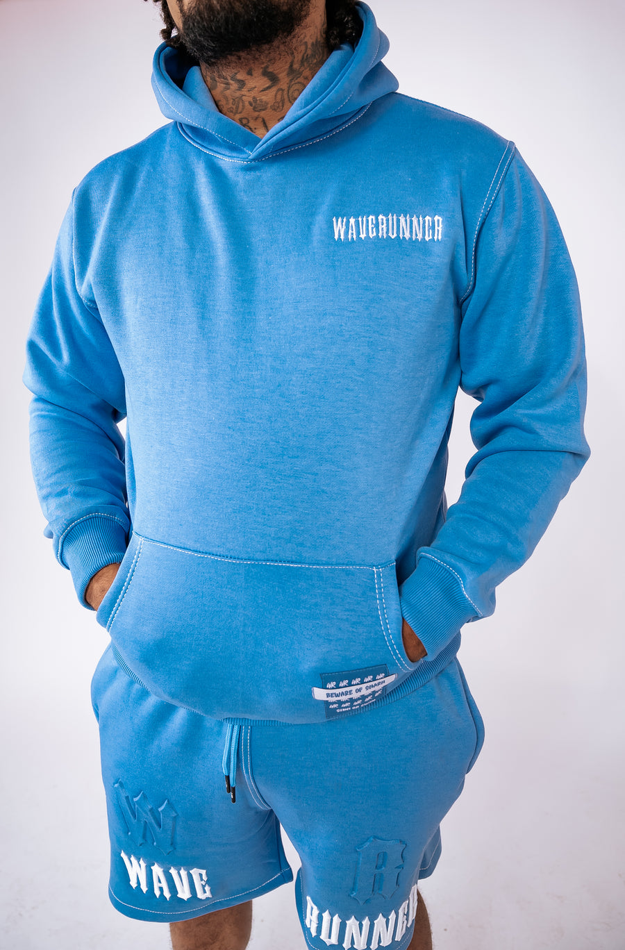 Double Stitched Pull Over Hoodie