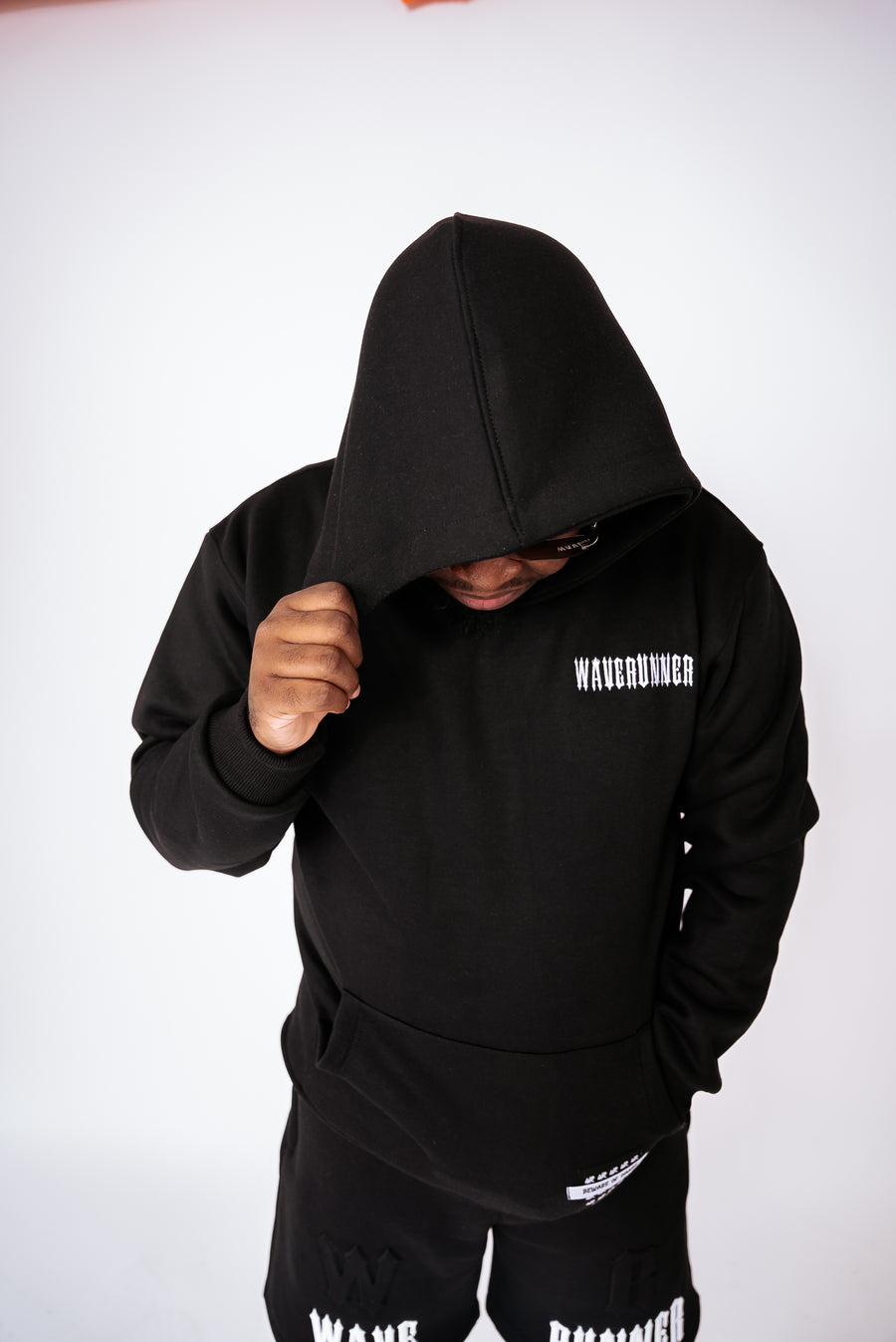 Classic Embossed Pull Over Hoodie