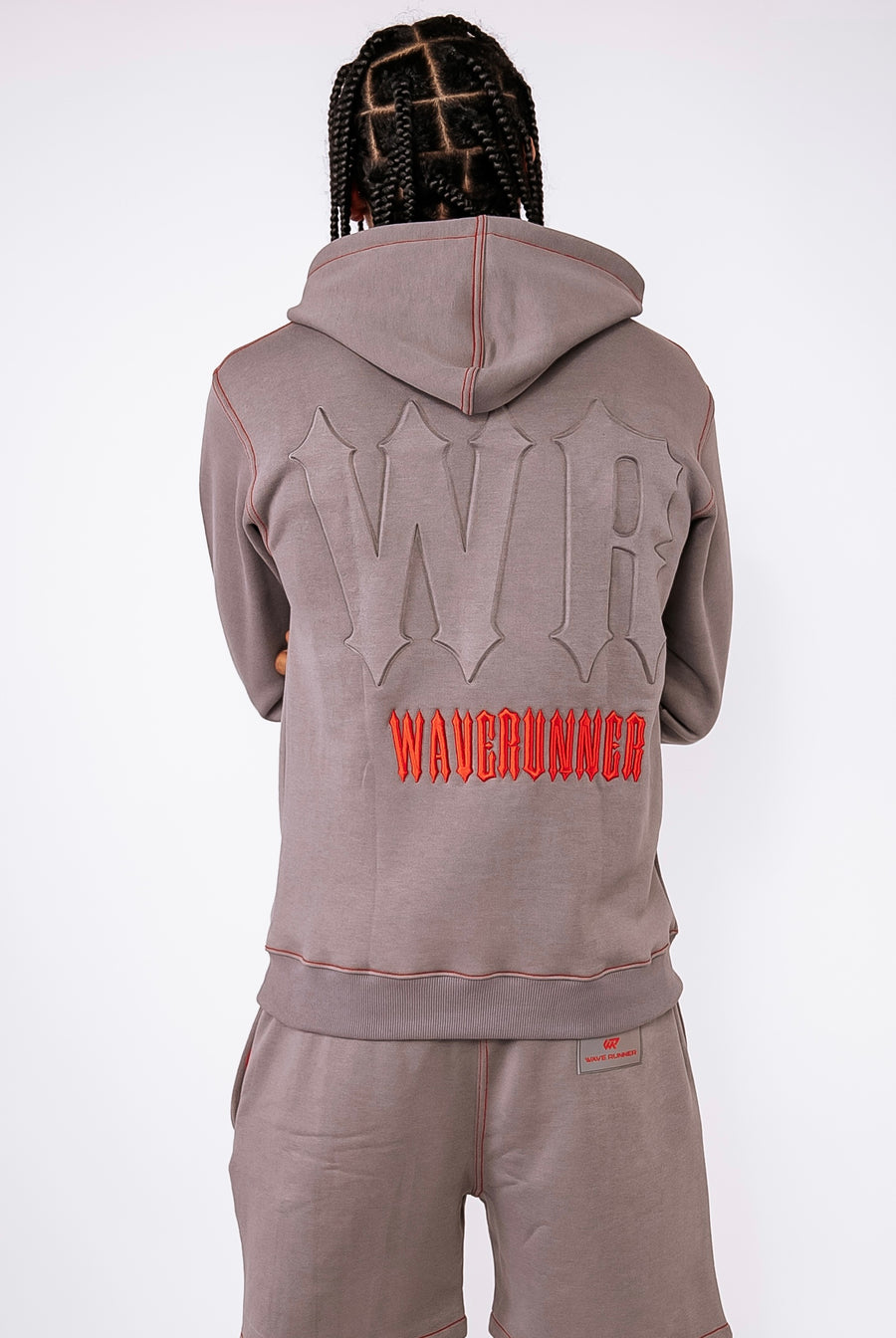 Double Stitched Pull Over Hoodie