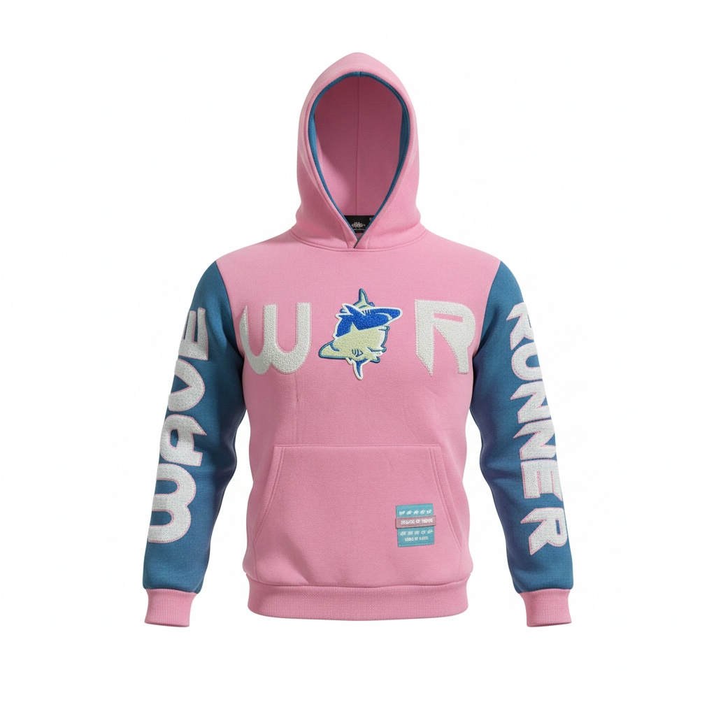 Chenille Patch Hoodies